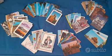 lotto di 83 cartoline viaggiate