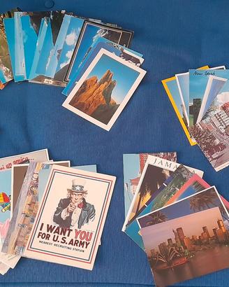 lotto di 83 cartoline viaggiate