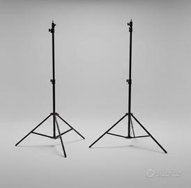 Kit 2 Stativi Manfrotto Compact Alu nero 1052BAC