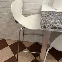 Sgabelli alti bianchi Jysk - coppia