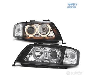 FARI AUDI A6 4B 97-99 ANGEL EYES FONDO NERO