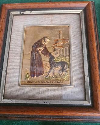 Quadretto Piccolo Quadro ASSISIche raffigura San F