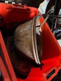 Rame, pentole e piatti