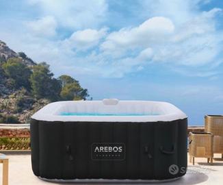 Vasca idromassaggio arebos autogonfiabile termoreg