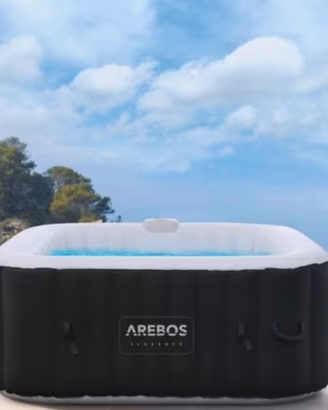 Vasca idromassaggio arebos autogonfiabile termoreg