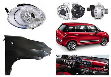 Fiat 500 L paraurti ricambi cofano fanale muso 13-