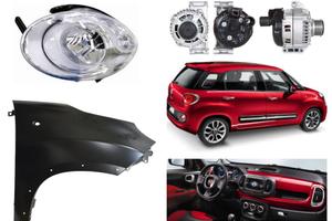 Fiat 500 L paraurti ricambi cofano fanale muso 13-