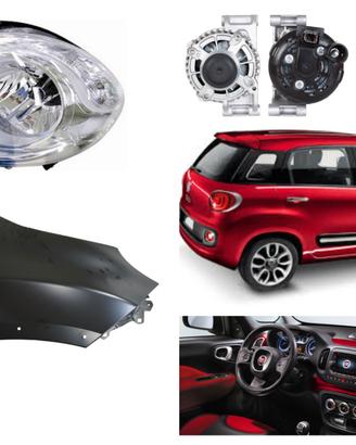 Fiat 500 L paraurti ricambi cofano fanale muso 13-
