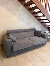 Divano letto matrimoniale con materasso incluso