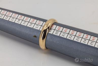 Fede Nuziale Classica in Oro Giallo 18K vintage