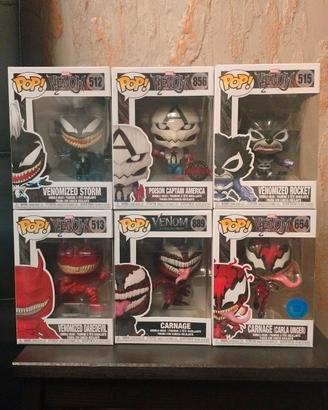 lotto Funko pop Venom carnage venomized