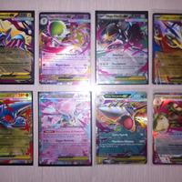 Lotto di 8 Carte Pokemon ITA Mega Ex Holo Rare