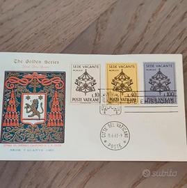 Busta FDC Vaticano 1963 Sede Vacante 