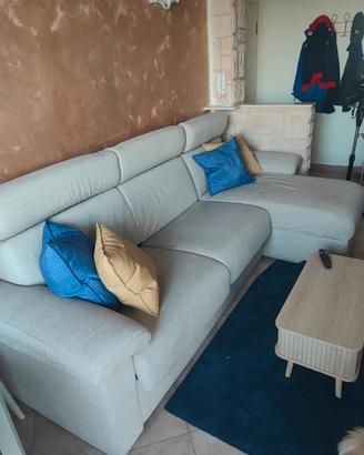 Divano letto con penisola 