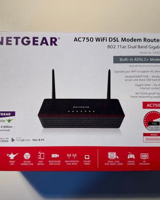 Netgear AC750 modem router ADSL wifi