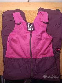 Salopette da neve per bimba 5-6 anni