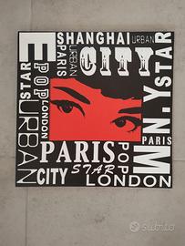 Pop Art City Urban– stampa su tela 45x45x1.5