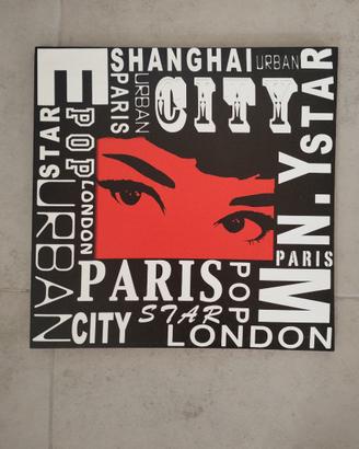 Pop Art City Urban– stampa su tela 45x45x1.5