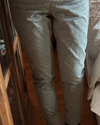 Pantaloni Max & Co elasticizzati leopardati 42