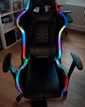 Sedia da Gaming illuminata led