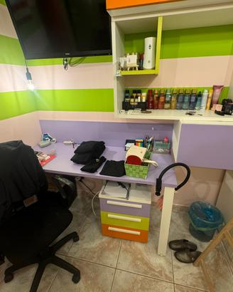 Cameretta per ragazza con cabina armadio