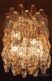 Lampadario Poliedri di Venini desig Carlo Scarpa
