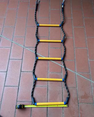 Scaletta di corda da barca gommone 5 gradini