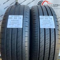 2 PNEUMATICI 205/55 R19 GOODYEAR ESTIVE SEMINUOVE