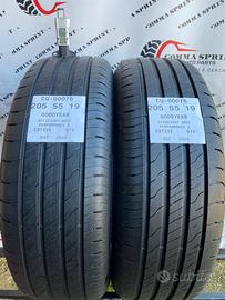 2 PNEUMATICI 205/55 R19 GOODYEAR ESTIVE SEMINUOVE