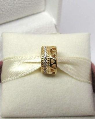 Pandora Shine Charm 767415CZ Distanziatore Cuori