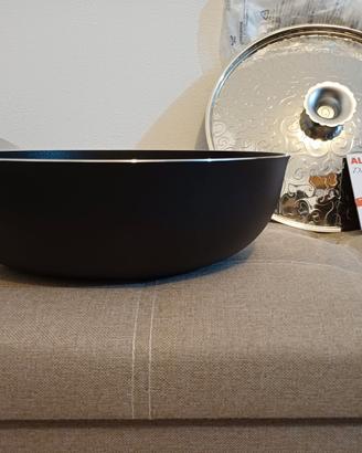 Set Alessi Dressed 28cm Padella + Coperchio NUOVI