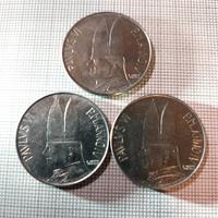 Lotto 3 monete da 100 lire Vaticano 1966
