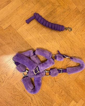 Capezza Mascalchi viola glamour con lunghina