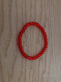Braccialetto elastico rosso