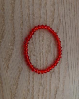 Braccialetto elastico rosso