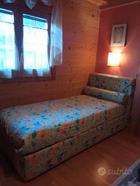  2 letti singoli completi di materassi come d