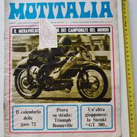 Motitalia rivista FMI n. 1 1972 Prova Triumph 650