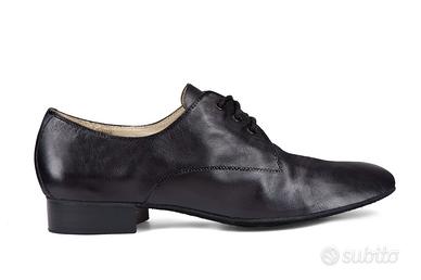 scarpe uomo da ballo standard in pelle nera
