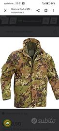 goretex militare taglie 48 e 50