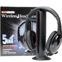 Cuffie Stereo Wireless 5 IN 1 Senza Fili WIFI Cuff