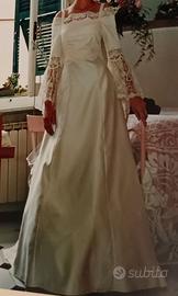 Abito sposa color avorio in seta