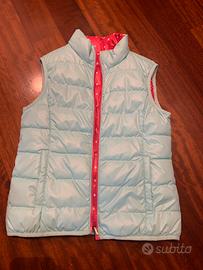 Piumino smanicato double face bimba