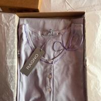 Camicia da notte lilla - Ragno, tg. 46, NUOVA