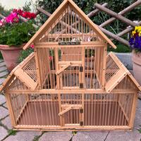 Gabbia per uccellini fatta a mano