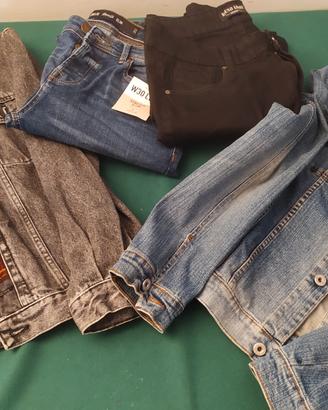 Wampum e denim "jeans"