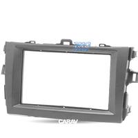CORNICE NERA RADIO 2-DIN PER TOYOTA COROLLA 07-13