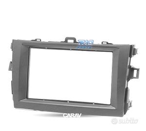 CORNICE NERA RADIO 2-DIN PER TOYOTA COROLLA 07-13