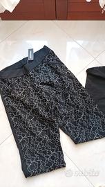 Leggings Nero S 29,95 ricami fiori Calzedonia