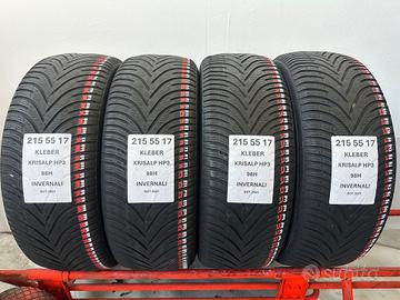 4 gomme 215 55 17 KLEBER INVERNALI