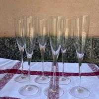 Set bicchieri flûte cristallo - champagne